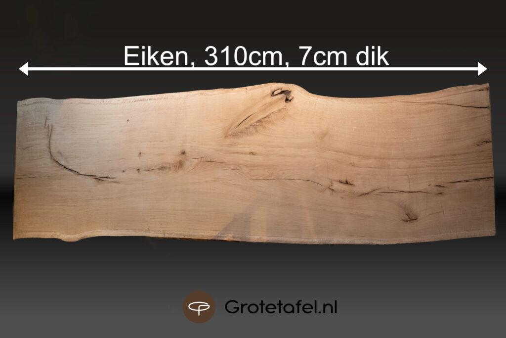 Eiken schaaldeel 310cm